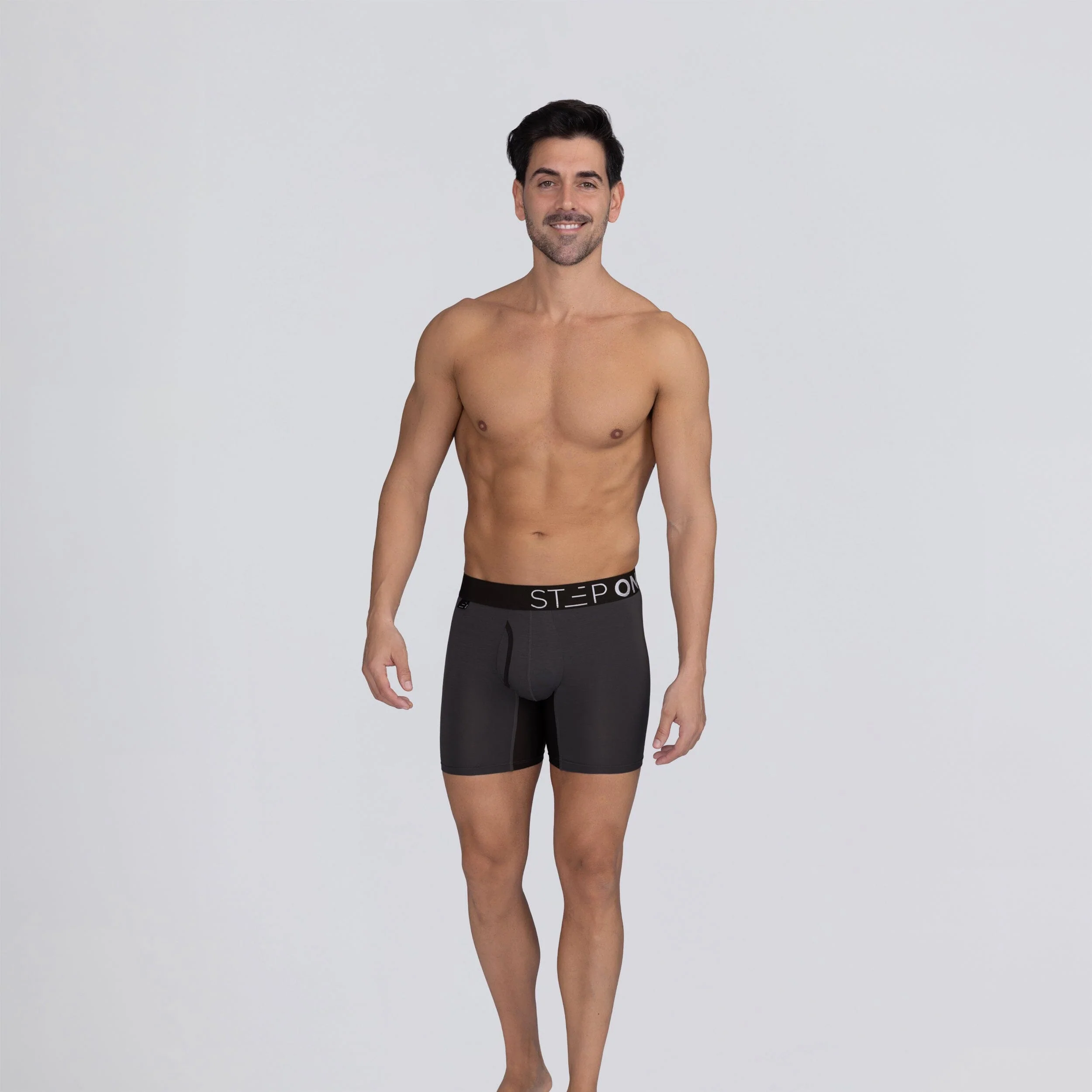 Boxer Brief Fly - Dark Grey - Image 4