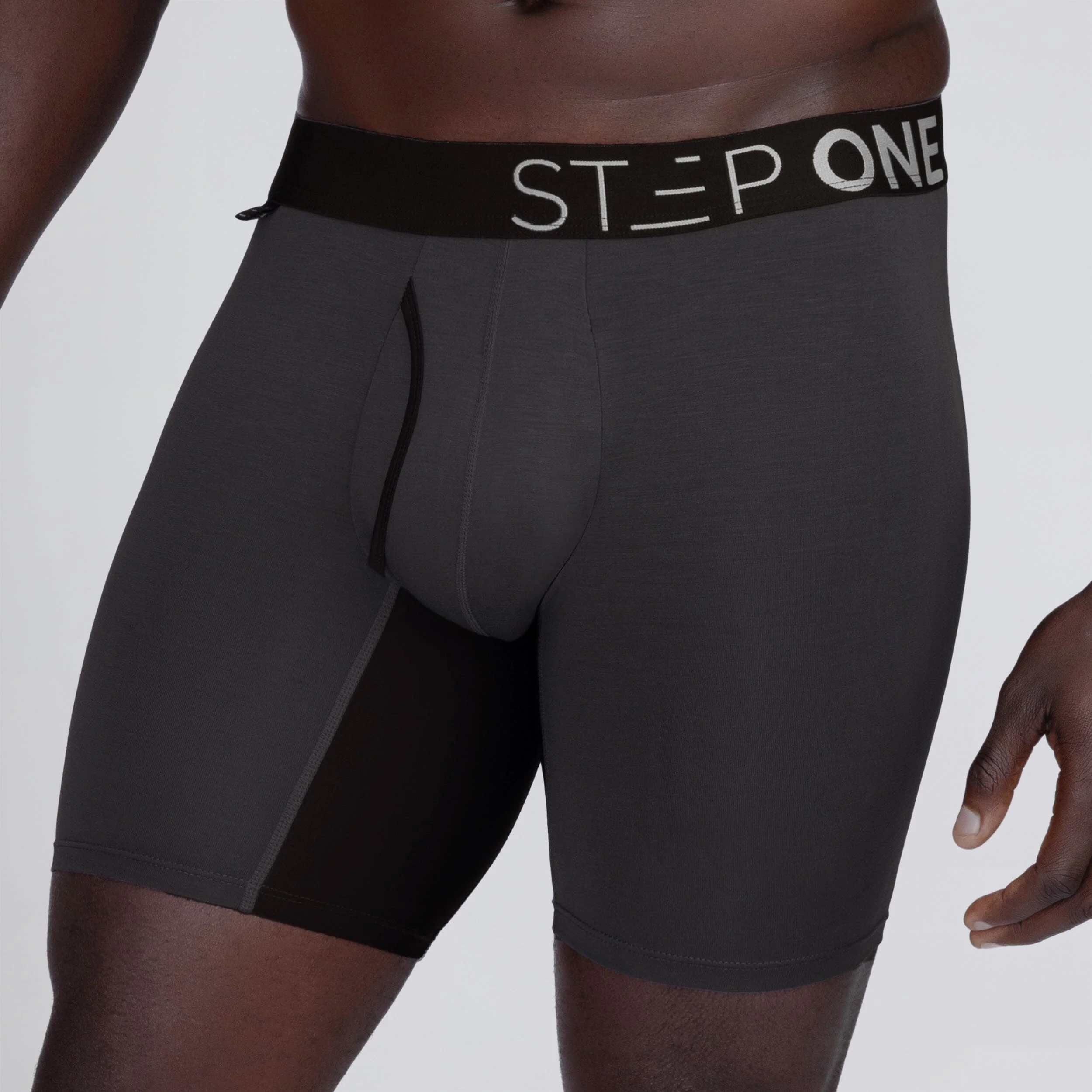 Boxer Brief Fly - Dark Grey - Image 6