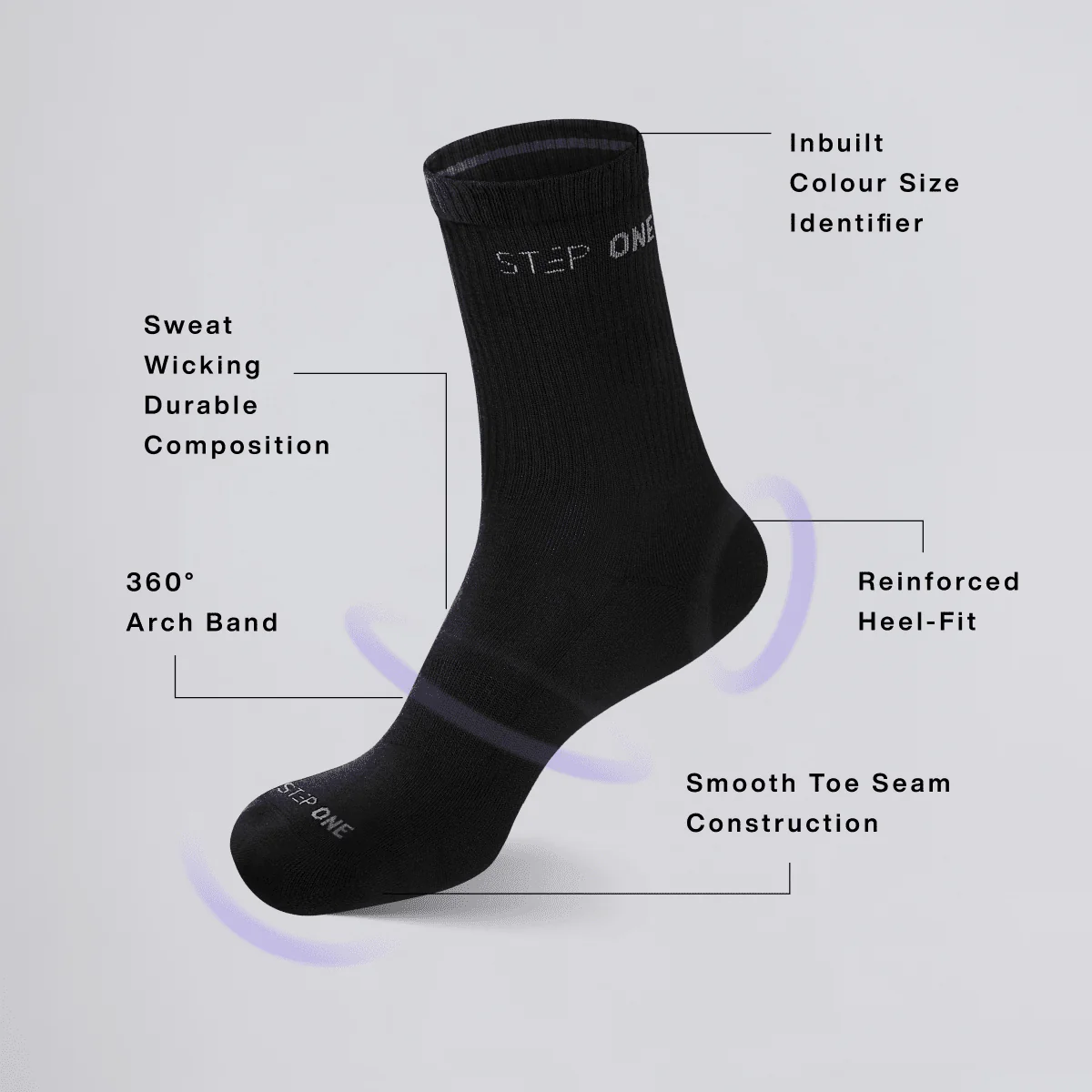 Unisex Crew Sock - Image 6