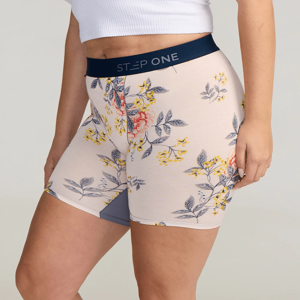 Women's Body Shorts - Cherry Blossoms - Image 6