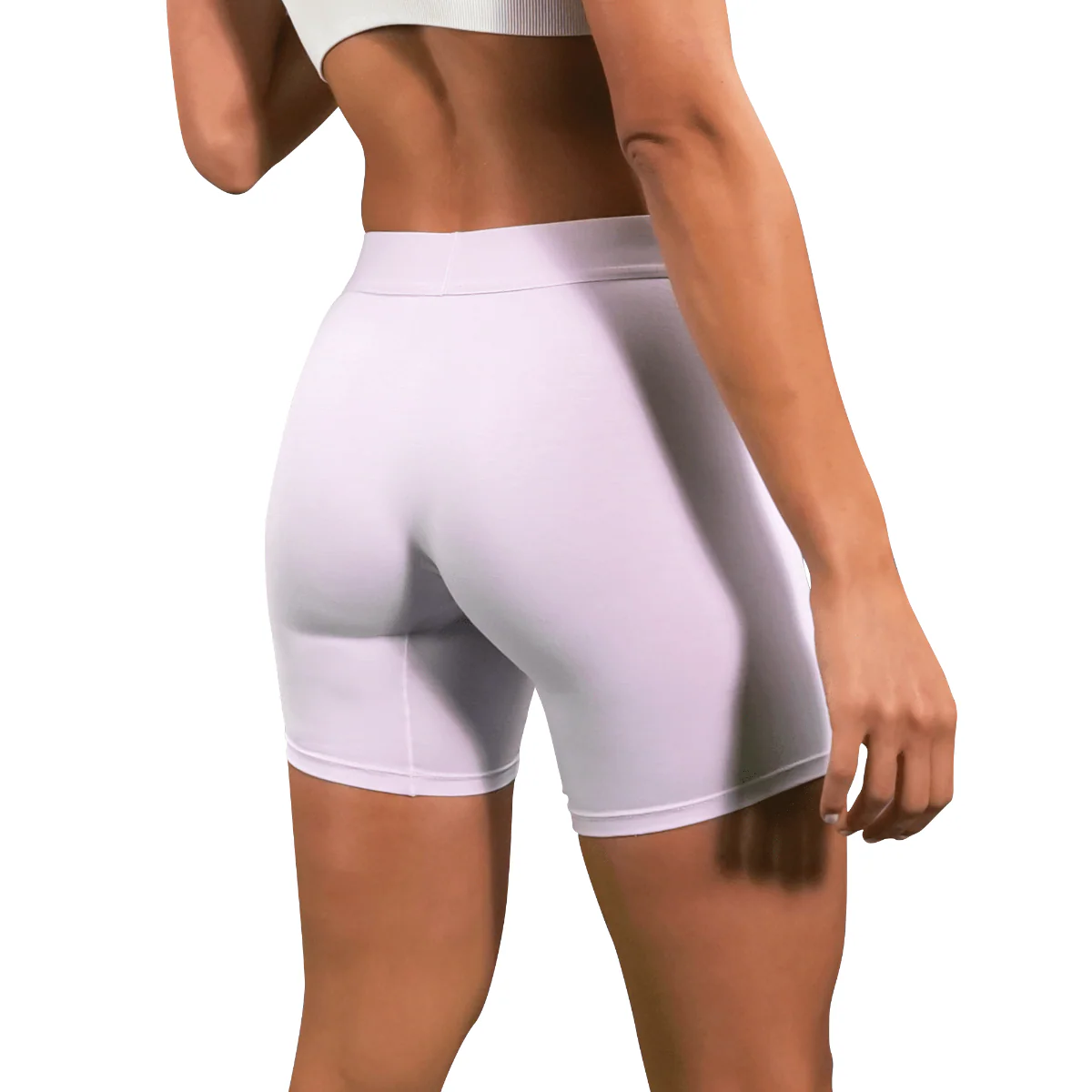 Women's Body Shorts - Lilac Snow - Image 3