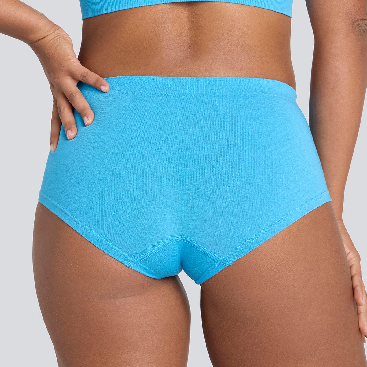 Women's SmoothFit Boyleg - Blue Wave - Image 4