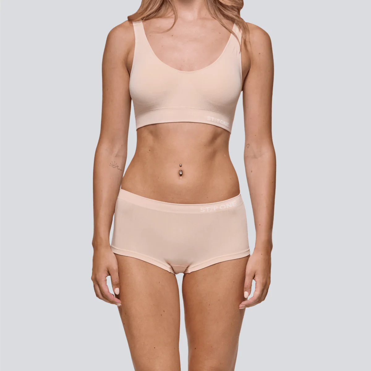 Women's SmoothFit Boyleg - Light Beige - Image 4
