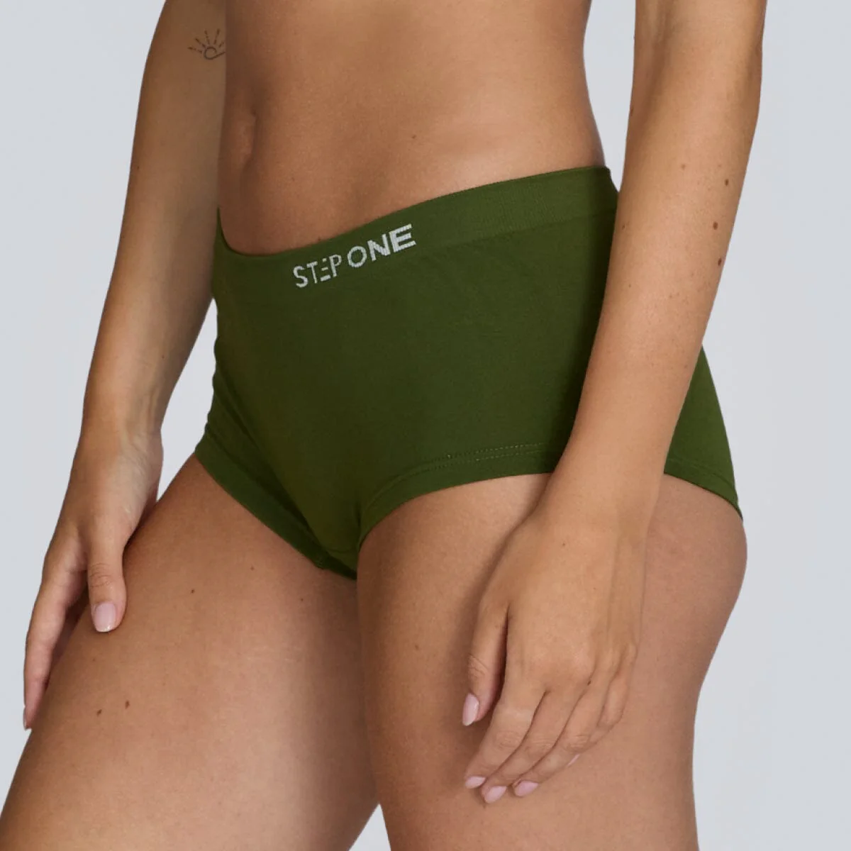 Women's SmoothFit Boyleg - Olive Green - Image 2