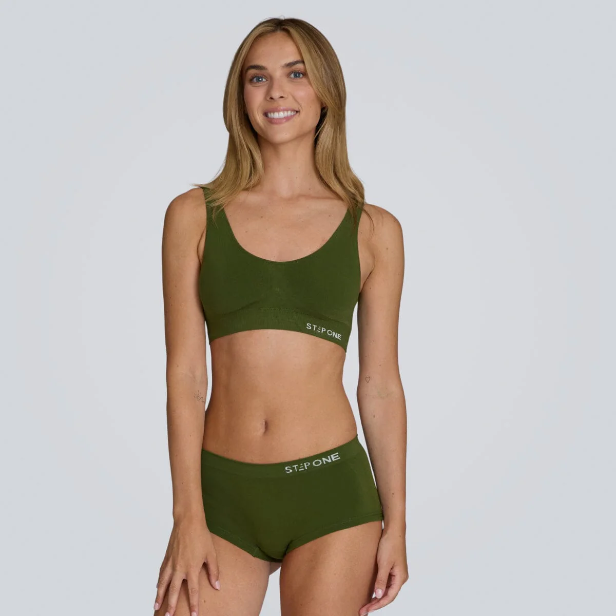 Women's SmoothFit Boyleg - Olive Green - Image 4