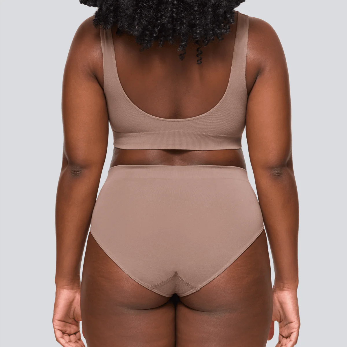 Women's SmoothFit Full Brief - Ash Brown - Image 3