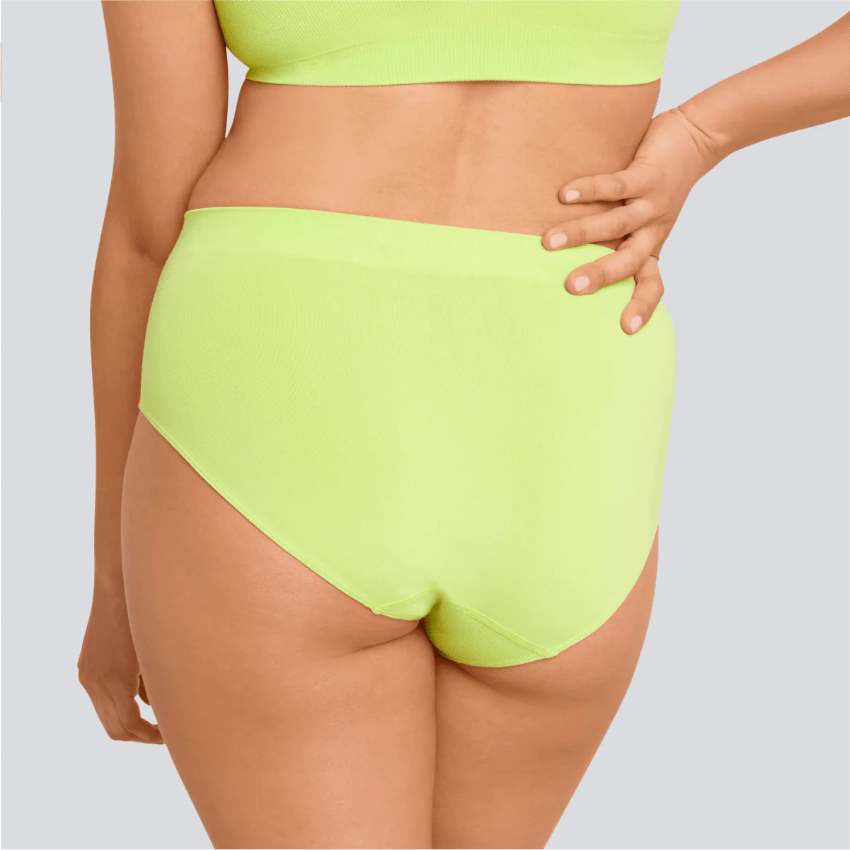 Women's SmoothFit Full Brief - Lime Spark - Image 3