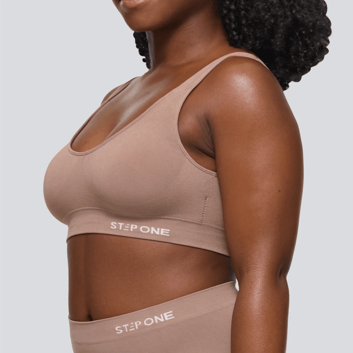 Women's SmoothFit Padded Bra - Ash Brown - Image 2
