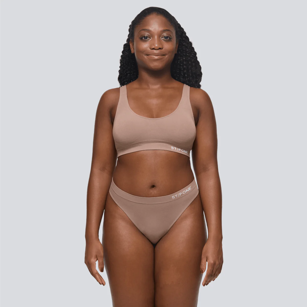 Women's SmoothFit Padded Bra - Ash Brown - Image 4