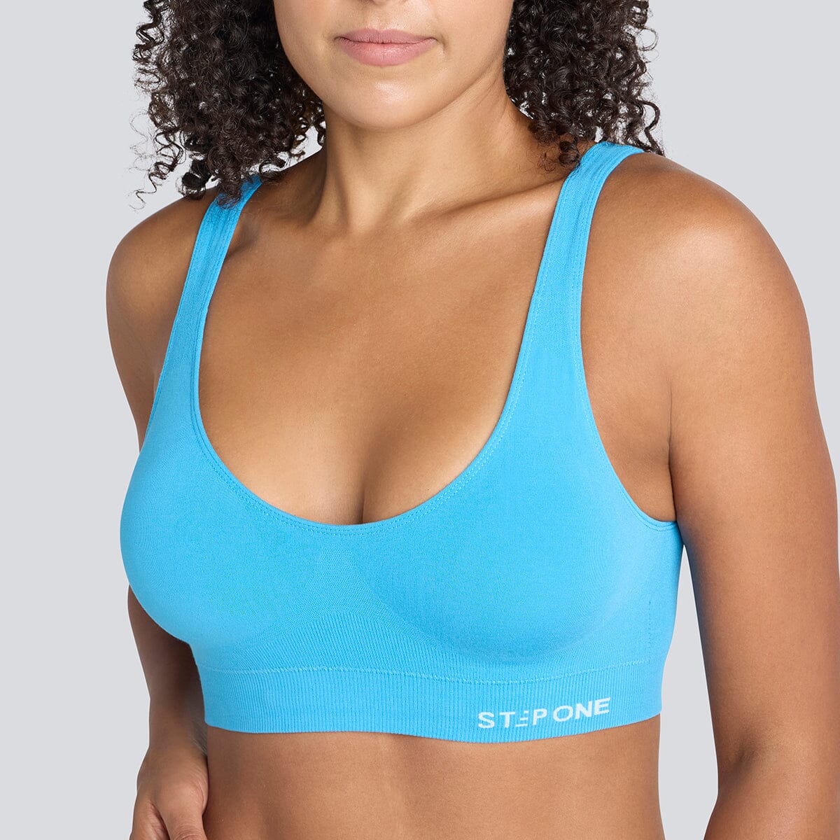 Women's SmoothFit Padded Bra - Blue Wave - Image 3