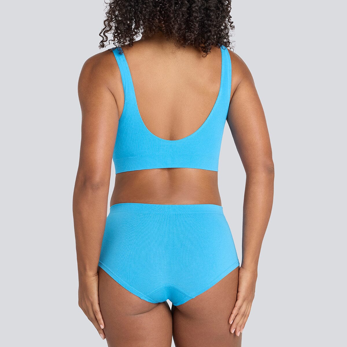 Women's SmoothFit Padded Bra - Blue Wave - Image 6