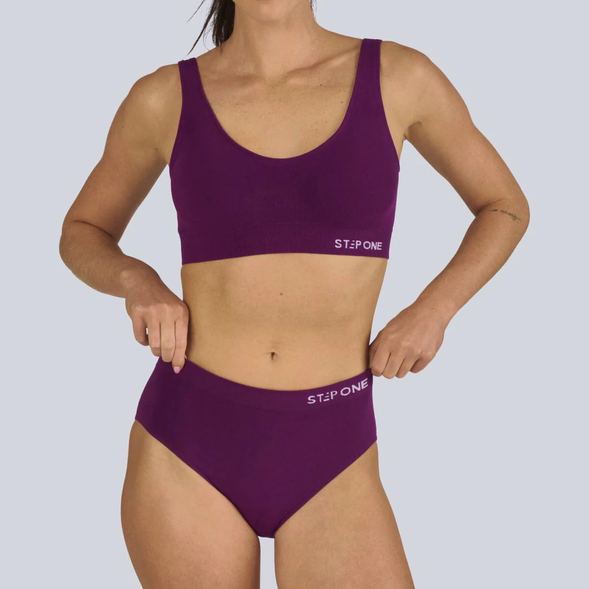Women's SmoothFit Padded Bra - Dark Purple - Image 4