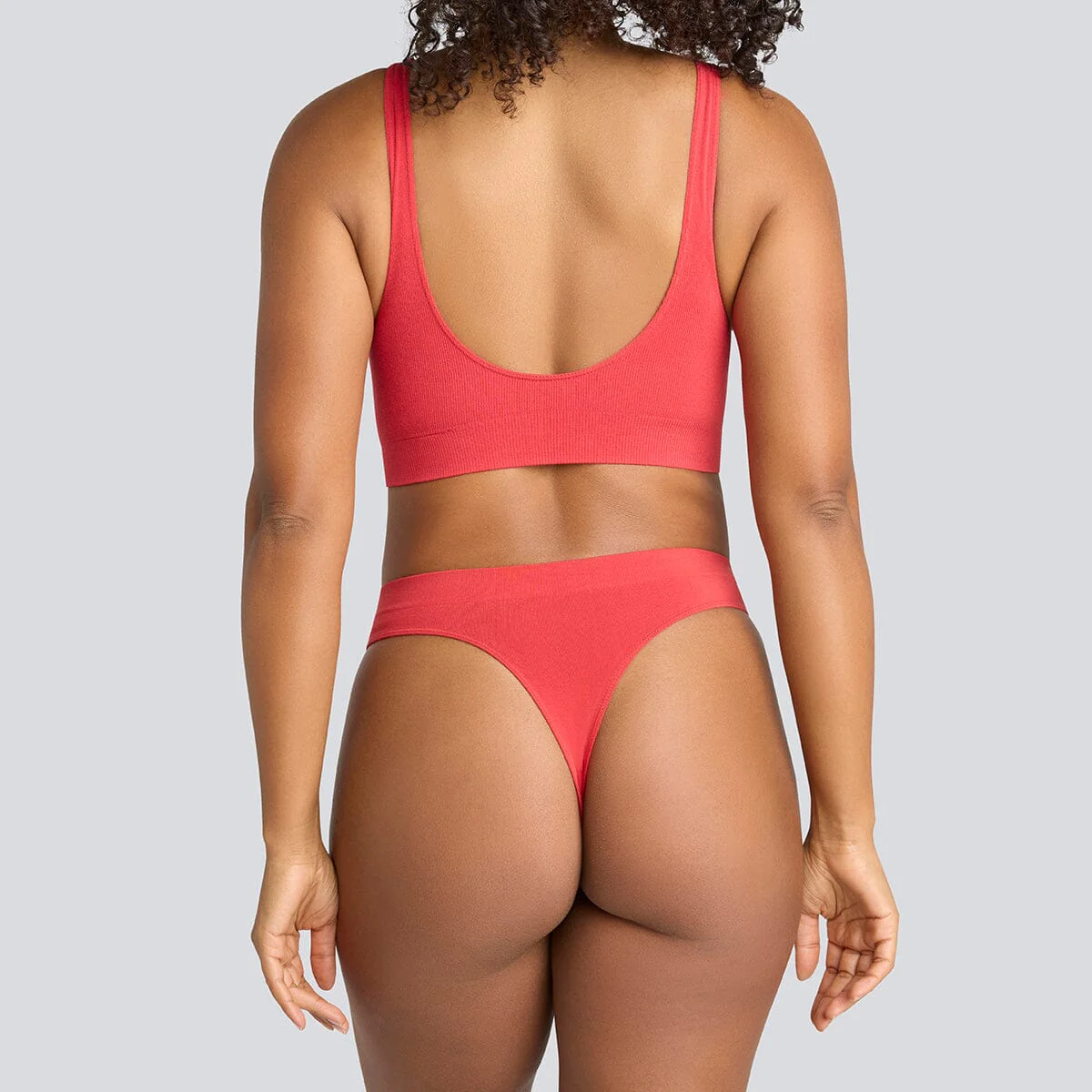 Women's SmoothFit Thong - Rhubarb - Image 4